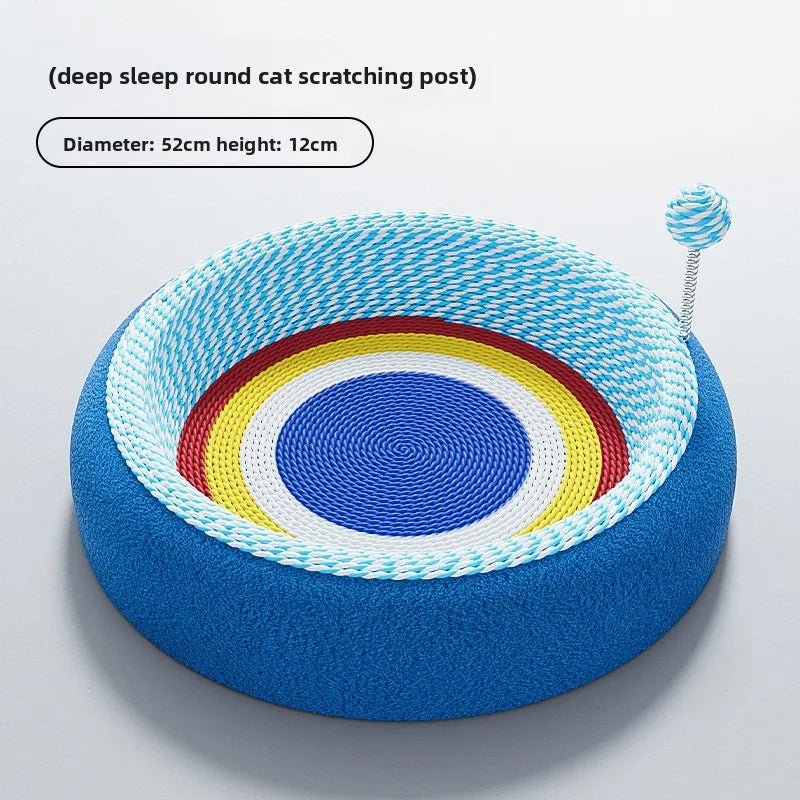 Cat Bed Cat Scratcher Comb Interactive Toy All-in-One Deep Sleep Durable Non-Shedding Scratch Pad for Cats Kitten Pet Supplies